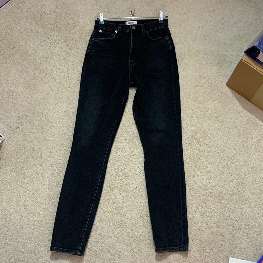 Agolde pinch waist skinny jeans hotline size 25